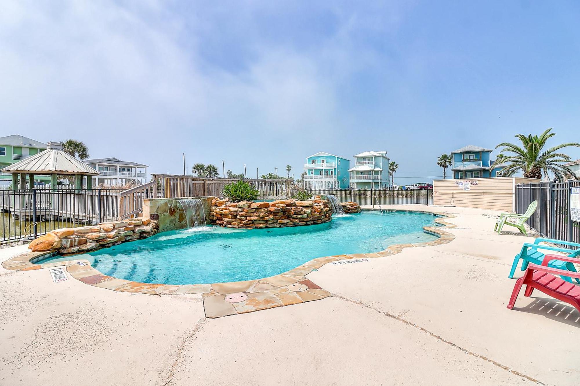 فيلا Bella Vista & Four Winds House Mustang Beach الغرفة الصورة