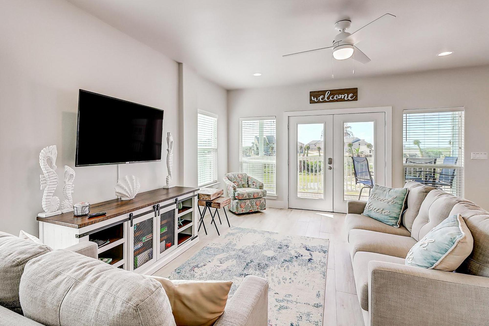 فيلا Bella Vista & Four Winds House Mustang Beach الغرفة الصورة